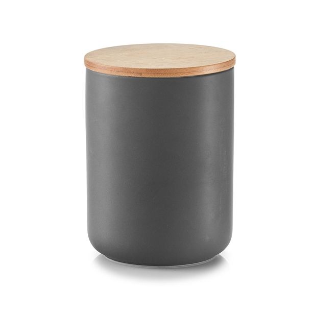 VEČNAMENSKA DOZA ZELLER PRESENT 1150 ML KERAMIKA Z BAMBUS PORKOVOM ANTRACIT