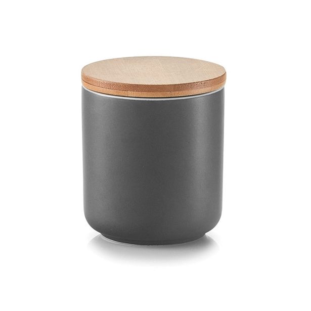 VEČNAMENSKA DOZA ZELLER PRESENT 200 ML KERAMIKA Z BAMBUS PORKOVOM ANTRACIT