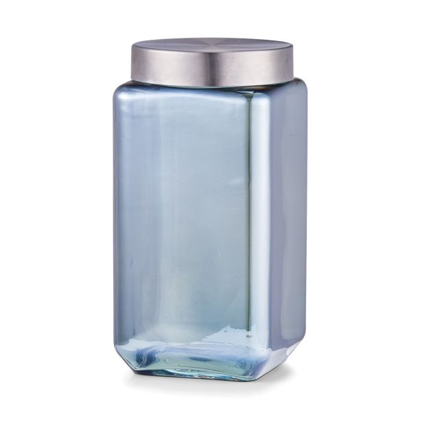 KOZAREC ZA SHRANJEVANJE "METALIC", 2000ML, MODRI