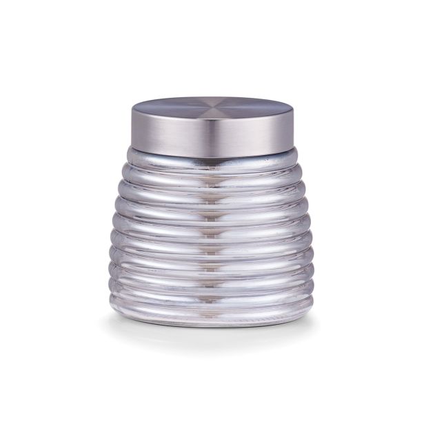 KOZAREC ZA SHRANJEVANJE "METALIC", 850ML. SREBRNI