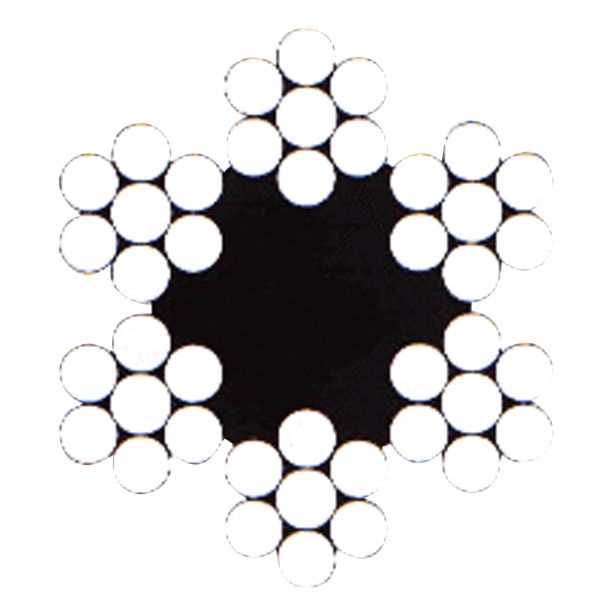 VEČNAMENSKA VRV VODUŠEK 2.5 MM-DIN 3055-6X7+FE ZN 6 X 7 DIN 3055