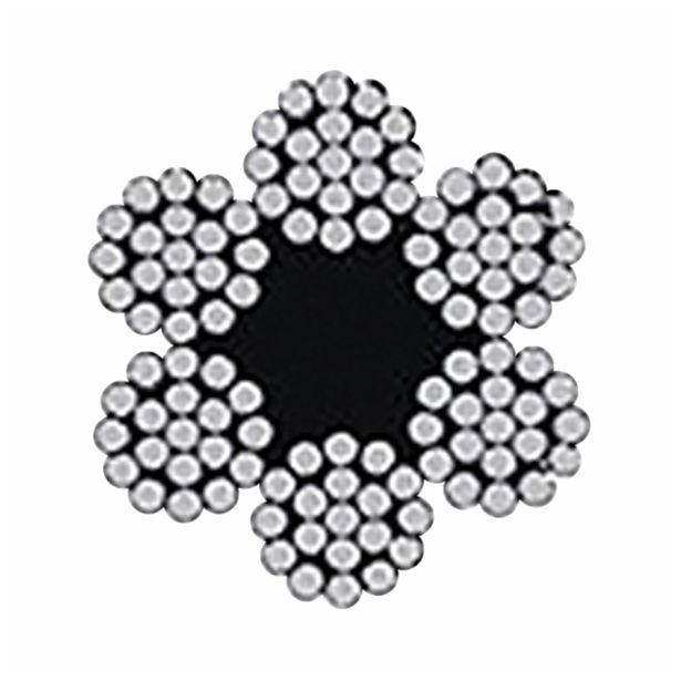 VEČNAMENSKA VRV 6 MM-DIN 3060 +SE INOX 6 X 19 STANDARD DIN 3060