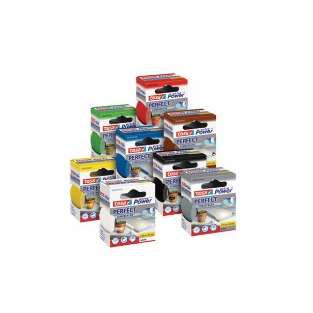 VEČNAMENSKI LEPILNI TRAK TESA EXTRA POWER TKANINAST PERFECT ČRN 2.75MX38MM