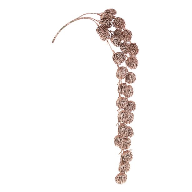 DEKORACIJA BIZZOTTO VEJICA ZLATO ROZA 72CM