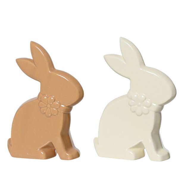 VELIKONOČNI PROGRAM DECORIS DEKORATIVNI ZAJČEK 4X11X15 CM, SORTIRANO