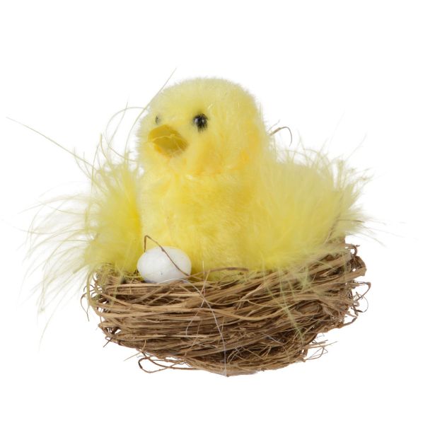 VELIKONOČNI PROGRAM DECORIS PIŠČANČEK 7CM RUMEN