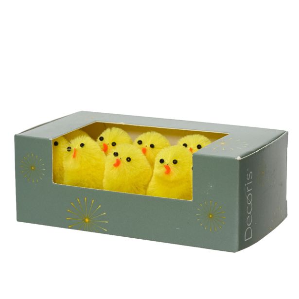 VELIKONOČNI PROGRAM DECORIS PIŠČANEC 10/1, 5 CM RUMEN