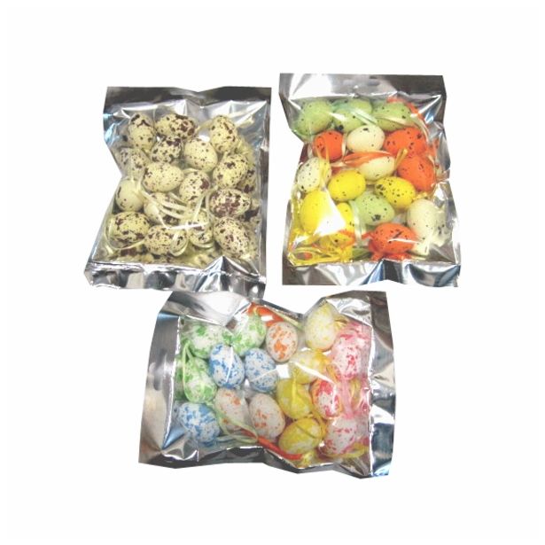 VELIKONOČNI PROGRAM GLOSSTYLE JAJČKA 2.5X3.5 CM 16/1 RAZLIČNE BARVE