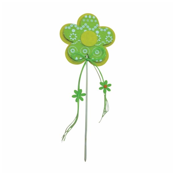 VELIKONOČNI PROGRAM GLOSSTYLE ROŽA FILC 8X8 CM NA PIKU RAZLIČNE BARVE