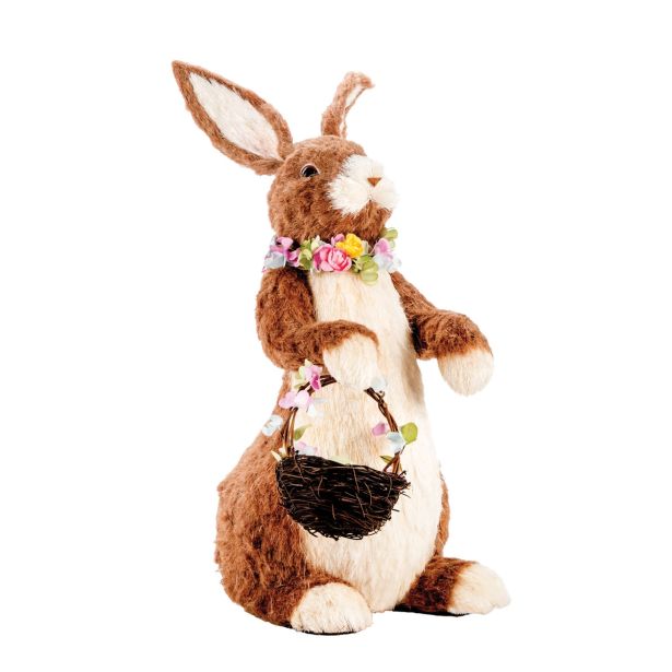 VELIKONOČNI PROGRAM GLOSSTYLE ZAJEC 57 CM S KOŠARO