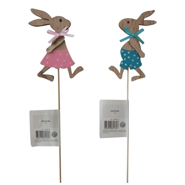 VELIKONOČNI PROGRAM GLOSSTYLE ZAJEC NA PIKU 35 CM