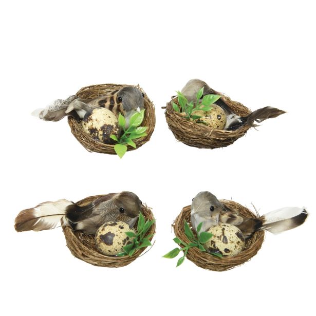 VELIKONOČNI PROGRAM GNEZDO 7 CM 2/1 S PTIČKOM