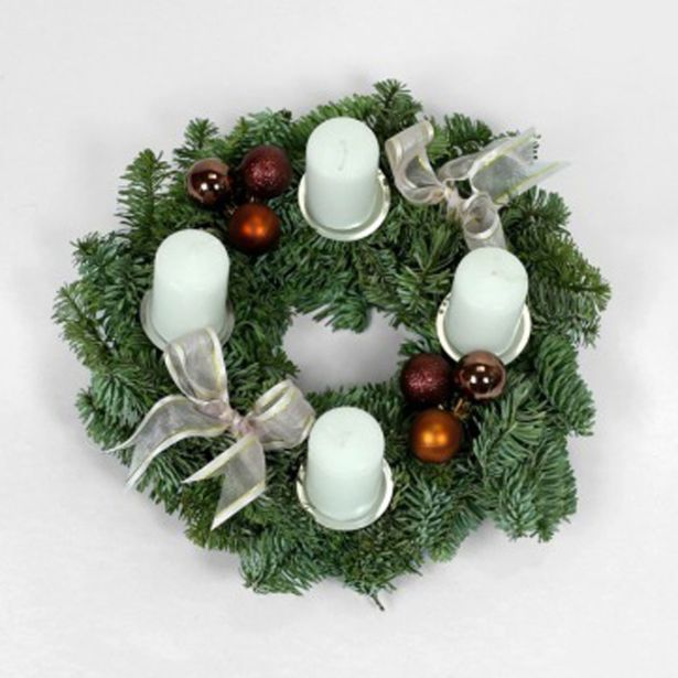 VENČEK ADVENTNI VENEC (ABIES) BREZ OKRASKOV FI 30