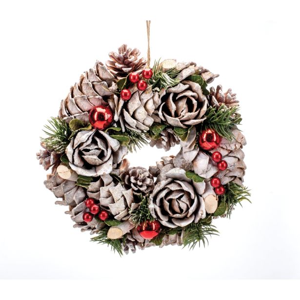 VENČEK GLOSSTYLE FI 25 CM RDEČ STORŽ ROŽA