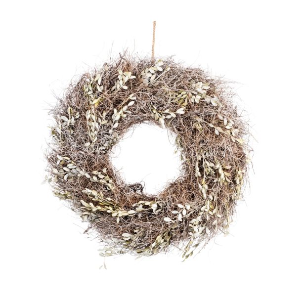 NARAVNI RAHLO ZASNEŽEN VENČEK 36 CM