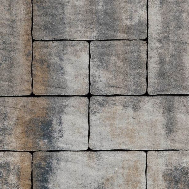 BETONSKI TLAKOVEC SEMMELROCK VENETIA KOMBINIRANA OBLIKA LAVA SIVA