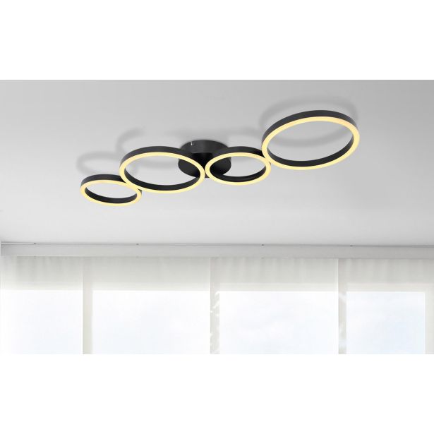 NADGRADNA STROP. SVETILKA VENOSA 35W ČRNA WW