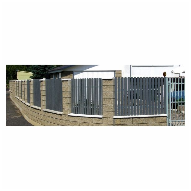 VERTIKALNA PVC DESKA CORTINAPLAST 21X78X1500 MM SIVE BARVE