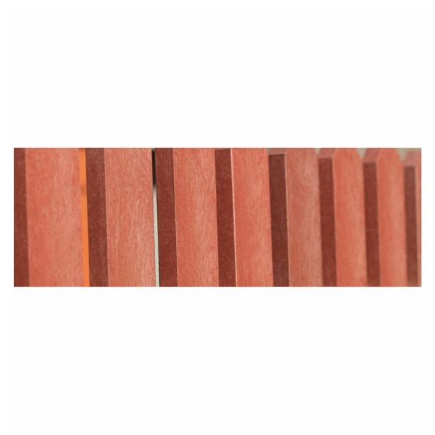 VERTIKALNA PVC DESKA CORTINAPLAST 21X78X800 MM OPEČNATO RDEČE BARVE