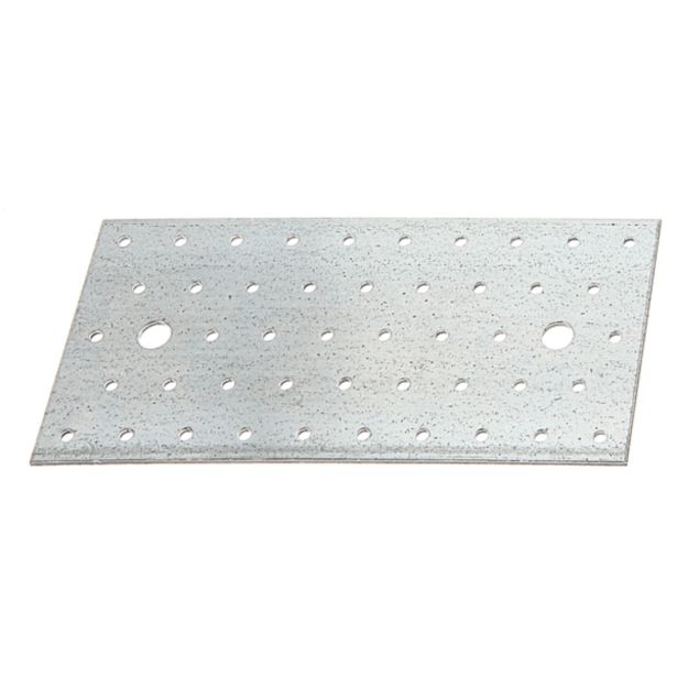 VEZNI ELEMENT ALBERTS 200X100X2 MM PLOŠČATI PERFORIRAN