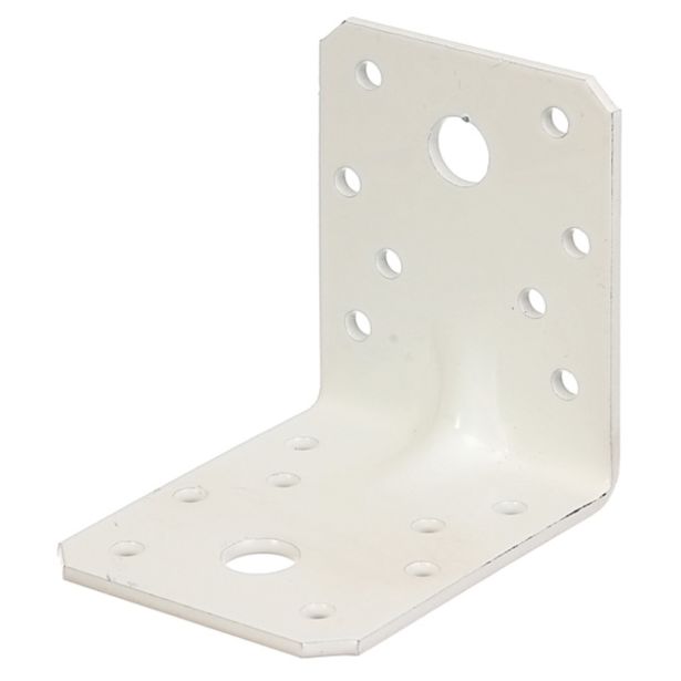 VEZNI ELEMENT ALBERTS 70X70X55 MM KOTNI BELI TEŽKA IZVEDBA