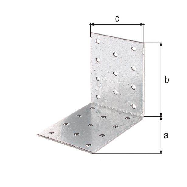 VEZNI ELEMENT ALBERTS 80X80X60 MM KOTNI PERFORIRAN