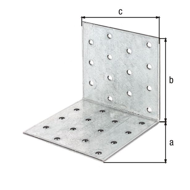 VEZNI ELEMENT ALBERTS 80X80X80 MM KOTNI PERFORIRAN