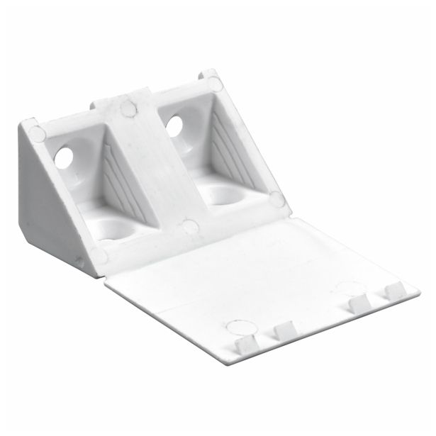 KOTNIK ZA POHIŠTVO HETTICH DIY 20X43X20 MM PVC, BEL, V ZAVOJU JE 4 KOS