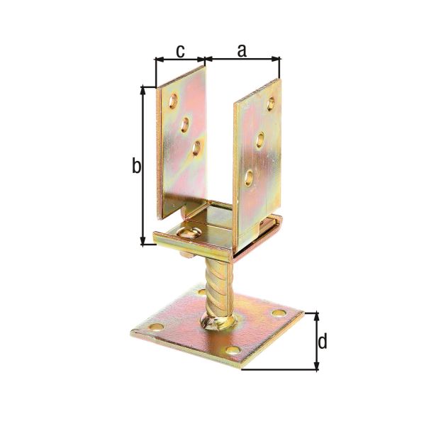 VEZNI ELEMENT ALBERTS NOSILEC ZA STEBER 71-131 U ZA VBETONIRANJE NASTAV