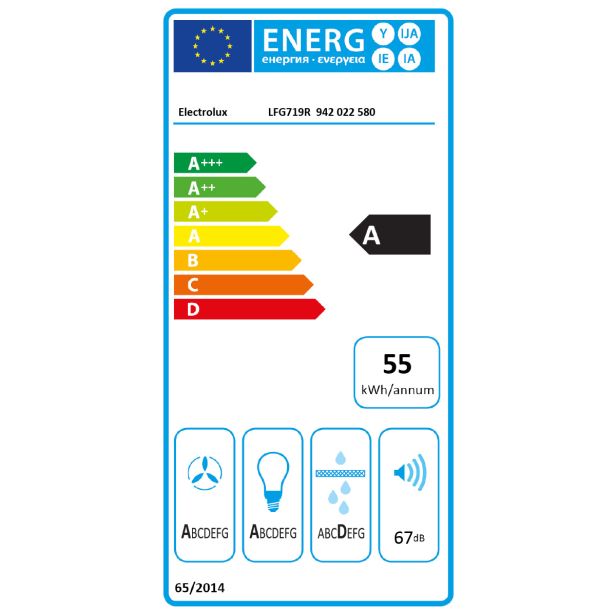 VGRADNA KUHINJSKA NAPA ELECTROLUX LFG719R