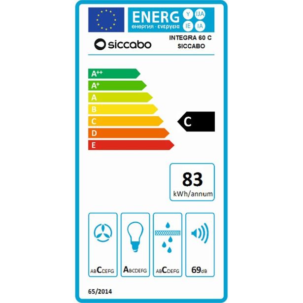 VGRADNA KUHINJSKA NAPA SICCABO INTEGRA 60 C