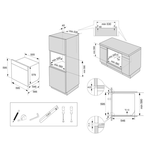 VGRADNA PARNA PEČICA GORENJE BCS798S24BG