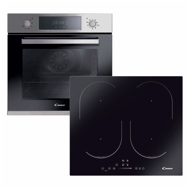 VGRADNA PEČICA + PLOŠČA CANDY FCPK 626 XL + CI 6D TP PIROLIZA + INDUKCIJA