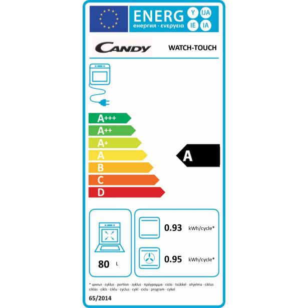 VGRADNA PEČICA CANDY WATCH & TOUCH