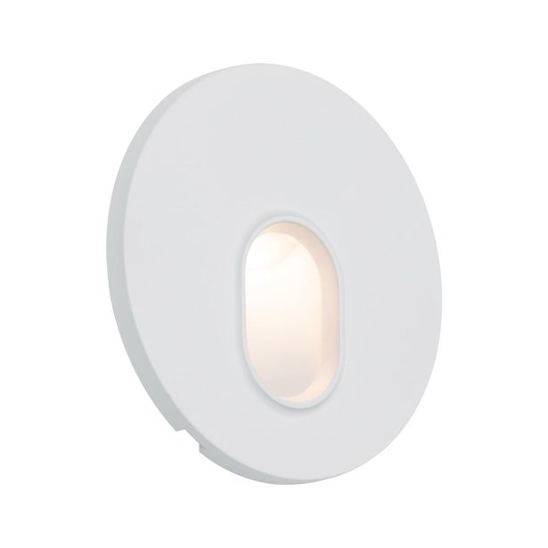 VGRADNA STENSKA SVETILKA LED 1.7W BELA WW OKROGLA / OV