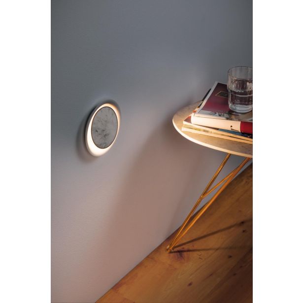 VGRADNA STENSKA SVETILKA LED NEORDIC1X2.5W WW MARMOR / BELA MAT