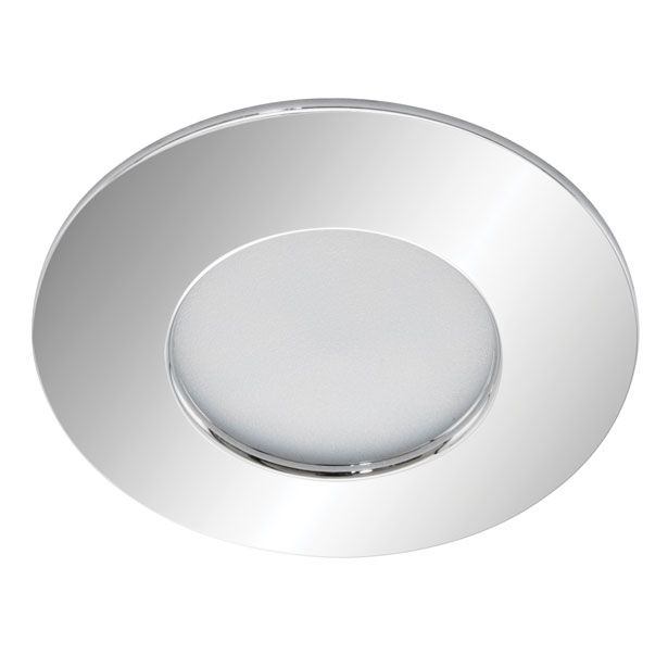 VGRADNA STROPNA SVETILKA PRISMA 1X5W LED, FI=75 MM KROM, OKR., IP44, DIMM