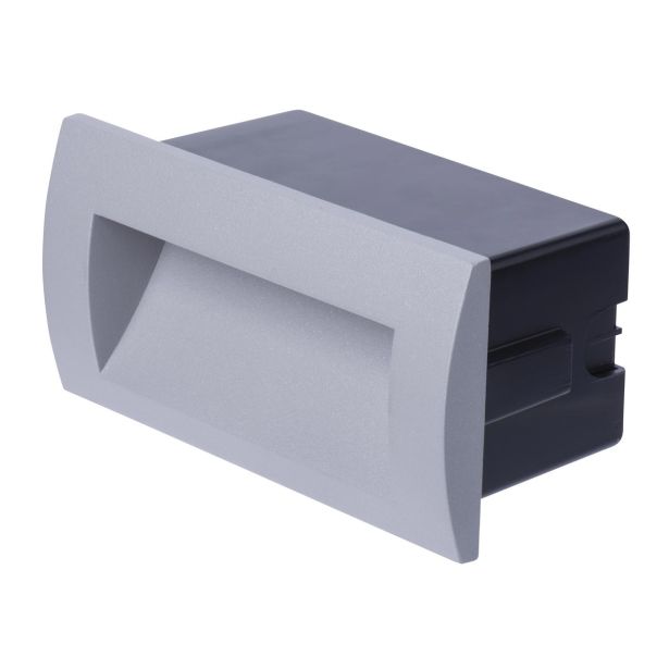 VGRADNA VRTNA SVETILKA EMOS ORIENTACIJSKA 3W SIVA, LED