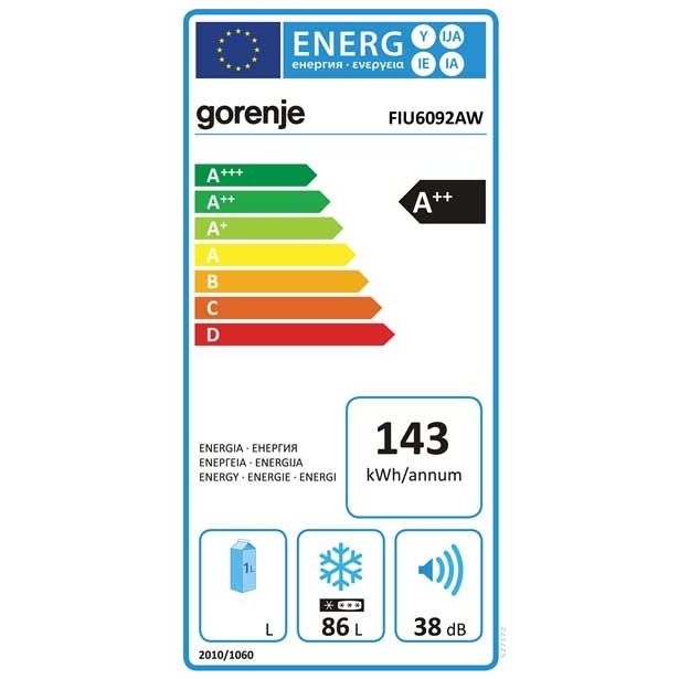 VGRADNA ZAMRZOVALNA OMARA GORENJE FIU6092