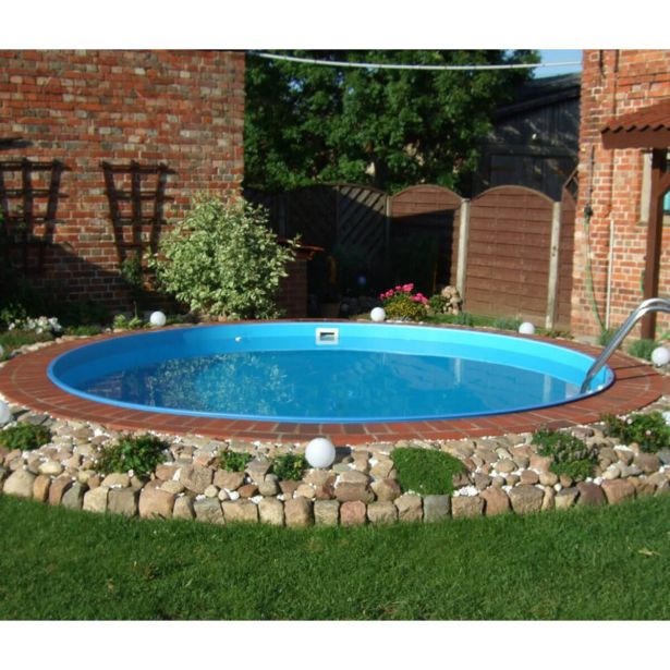 VGRADNI BAZEN SET BALTIMORE 420 X 150 CM, FOLIJA 0,75 MM