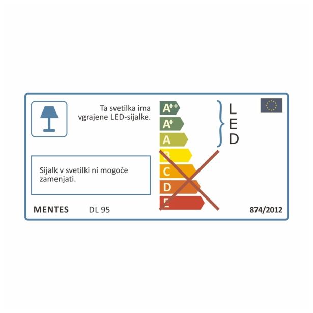 VGRADNI LED REFLEKTOR DL 95 SIVO BELA LED 230V
