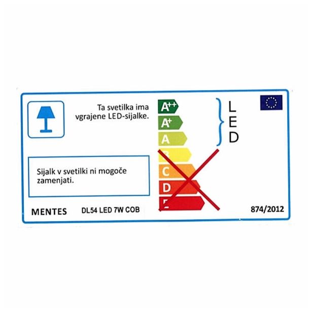 LED VGRADNI REFLEKTOR DL54 7W 830LM