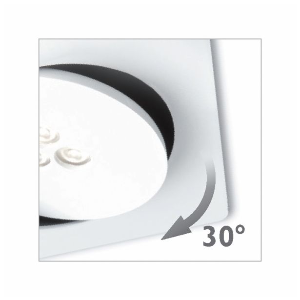 VGRADNI LED REFLEKTOR PHILIPS PROBOS 1X6W LED 57965/31/16 BELA