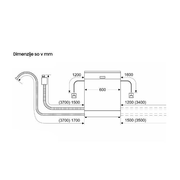 VGRADNI POMIVALNI STROJ BOSCH SMD4HAX48E