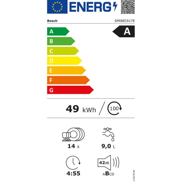 VGRADNI POMIVALNI STROJ BOSCH SMI6ECS17E VIDNA ARMATURA