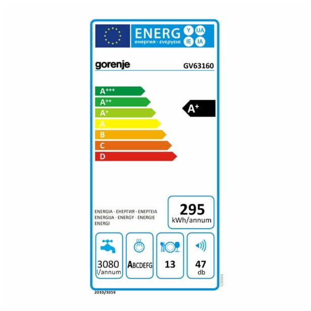 VGRADNI POMIVALNI STROJ GORENJE GV 63160