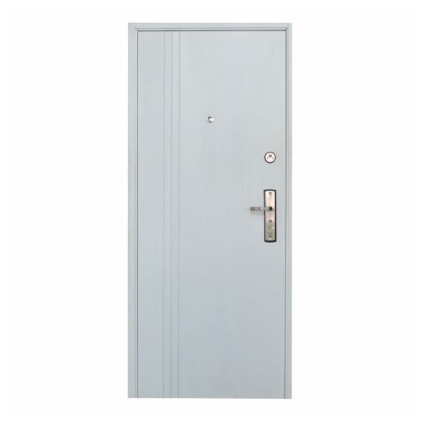 VHODNA KOVINSKA VRATA ENTERAG SIMPA AGL4001 89X203 CM D BELA RAL 9010 + KLJUKA