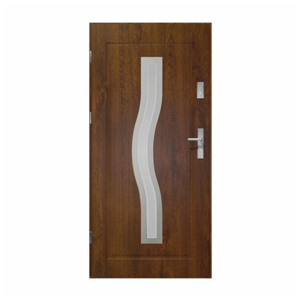 VHODNA KOVINSKA VRATA PRIME55 CERES 999X2068 MM L TEMNI OREH