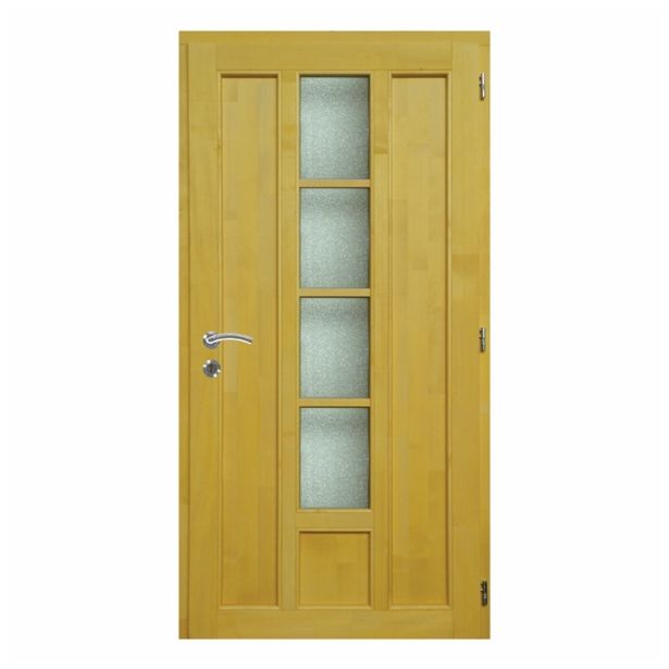 VHODNA LESENA VRATA MQ KLASIK 1100X2100 MM DESNA SMREKA