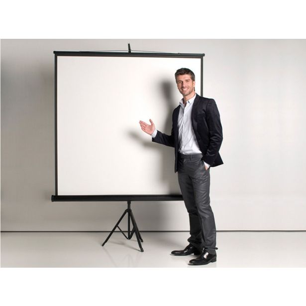 VIDEO PRIBOR BI-OFFICE PROJEKCIJSKO PLATNO 200X200 NA STOJALU